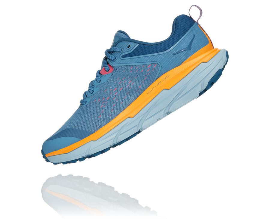 Hoka One One Trainers Womens Blue - Challenger ATR 6 - 03475IOXC